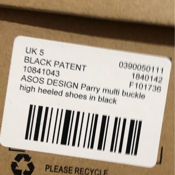 ASOS DESIGN Parry Multi Buckle High Heel Shoes in Black - Picture 5 of 6